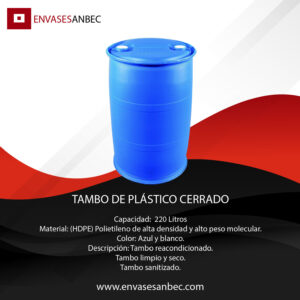 Envases Anbec - Tambo de plástico